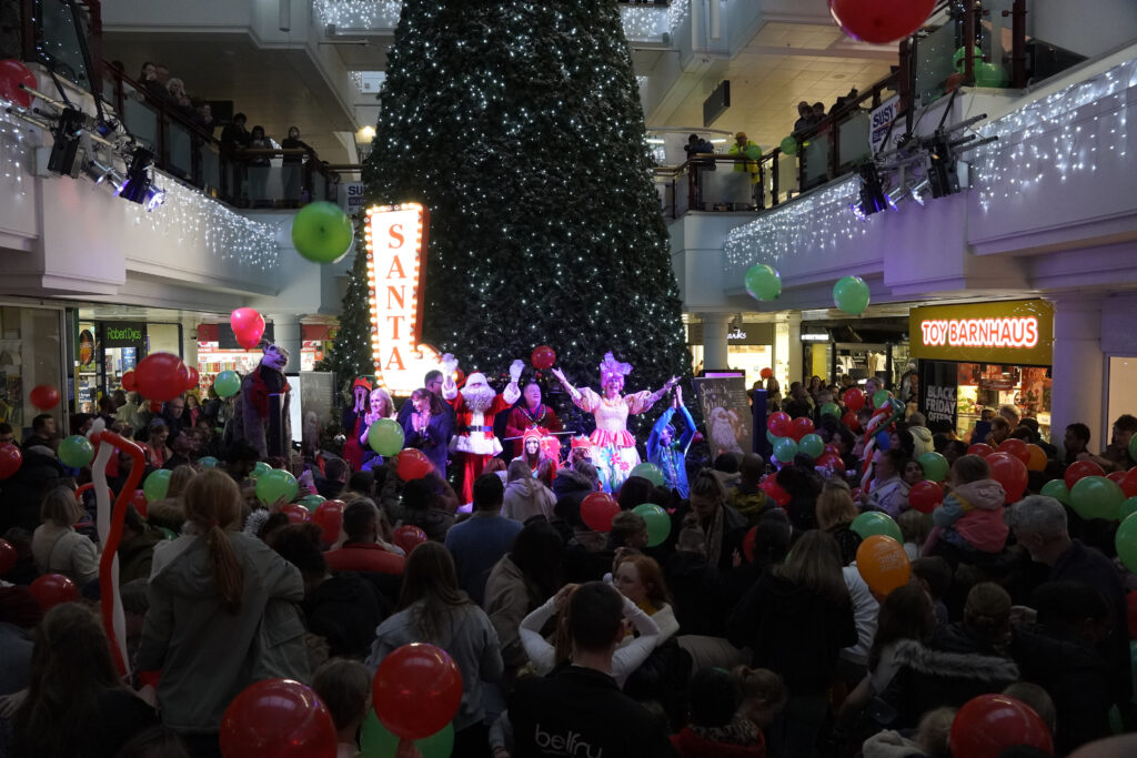 Belfry Christmas Lights Switch On